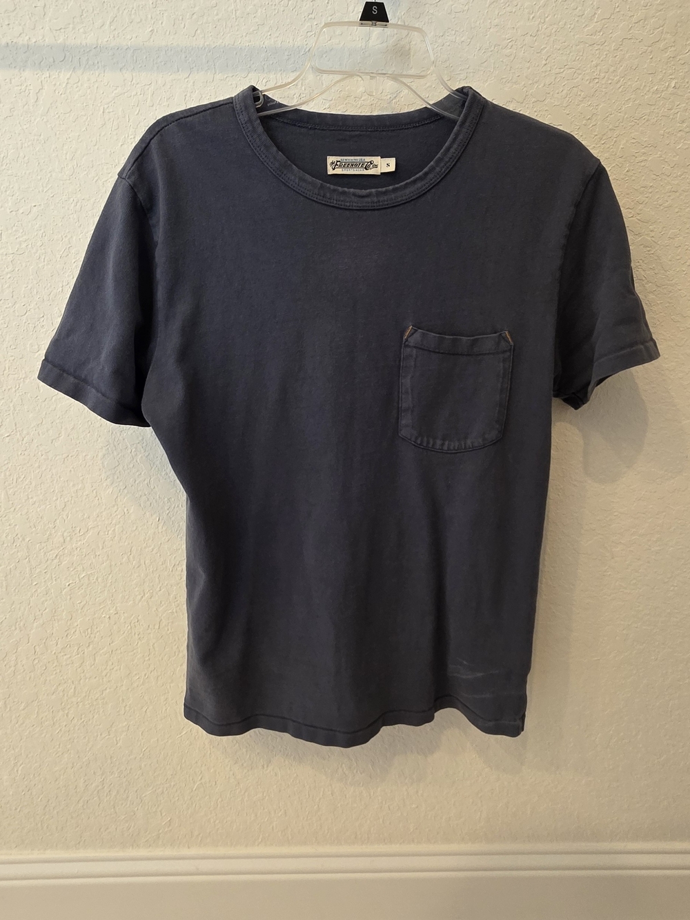 Freenote Cloth 13oz Midnight Blue Pocket Tee